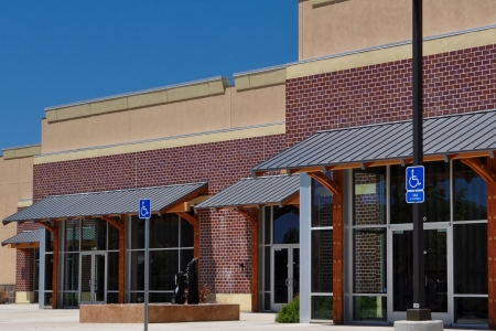 Storefront pressure washing services
